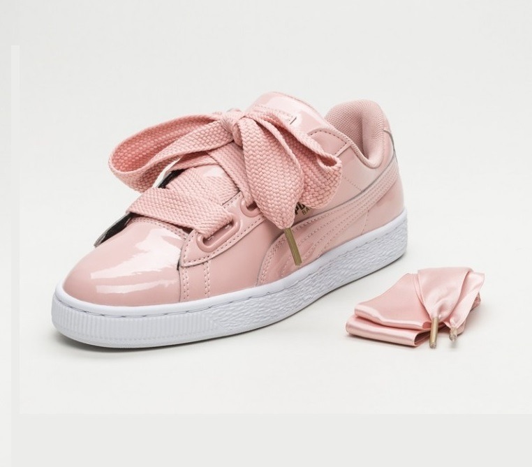 puma basket heart sakura