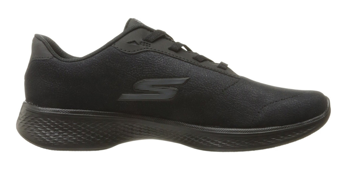 skechers gowalk leather & mesh slip on sneaker premier