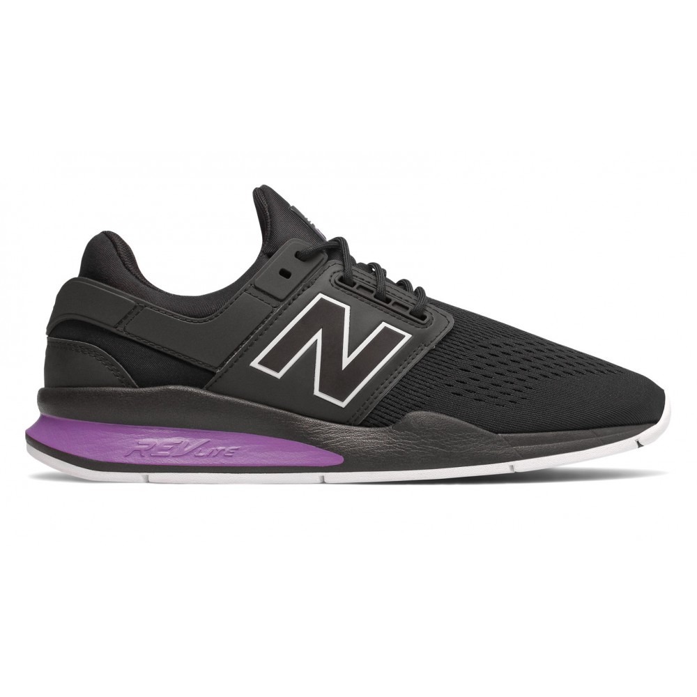 new balance negras y moradas