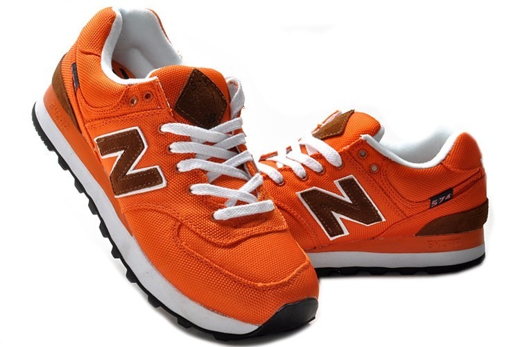 new balance 574 naranja