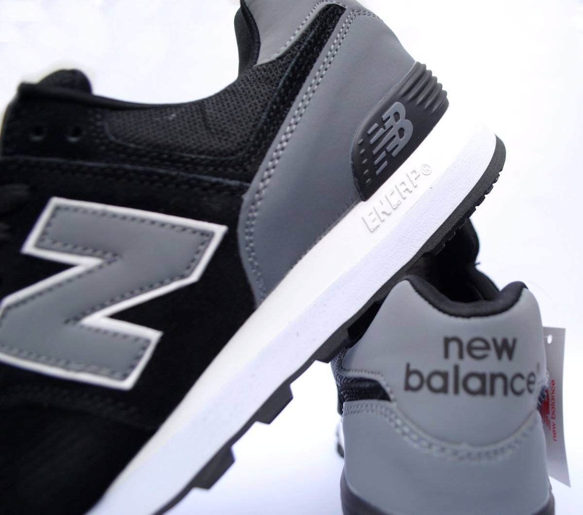 new balance negras hombres zapatillas