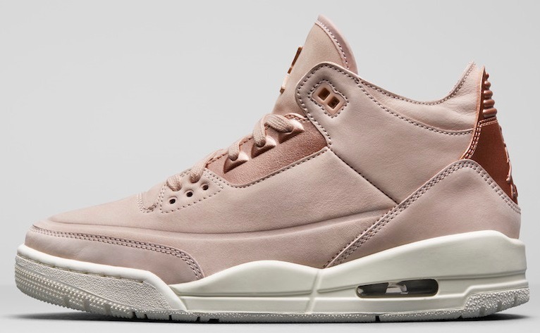 rose gold jordans 3