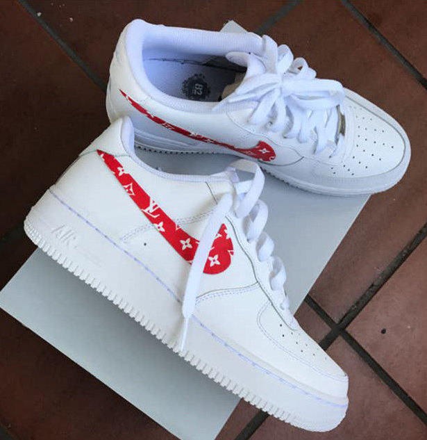 zapatillas nike air force one 2018 Zapatillas Nike Air Force One X Supreme X Lv- Dama - $ 155.000 en ...