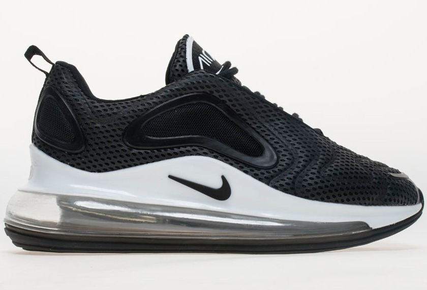 nike 720 negro y blanco