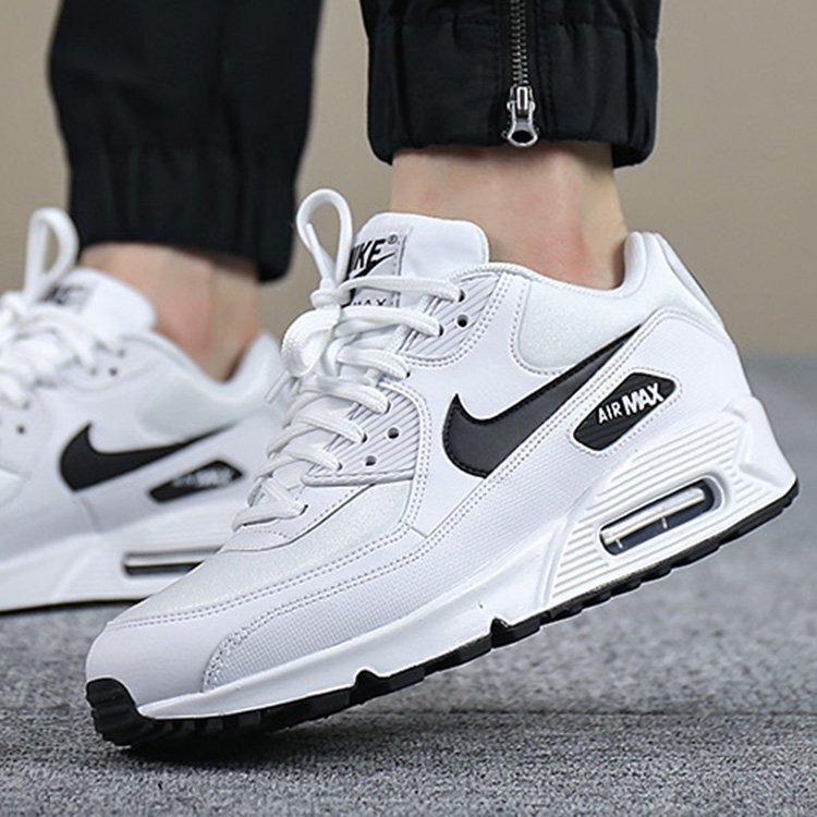 air max blanco con negro