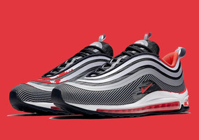 nike air max 97 grises y rojas