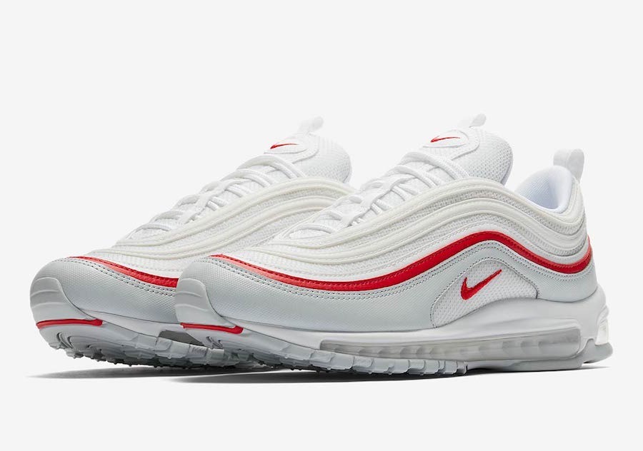 air max 97 blancos con rojo