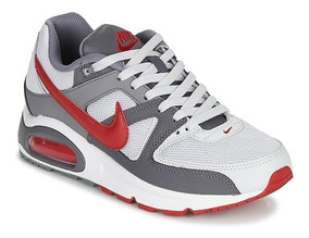 nike air max gris con rojo