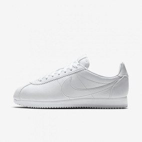 nike cortez blanco con dorado