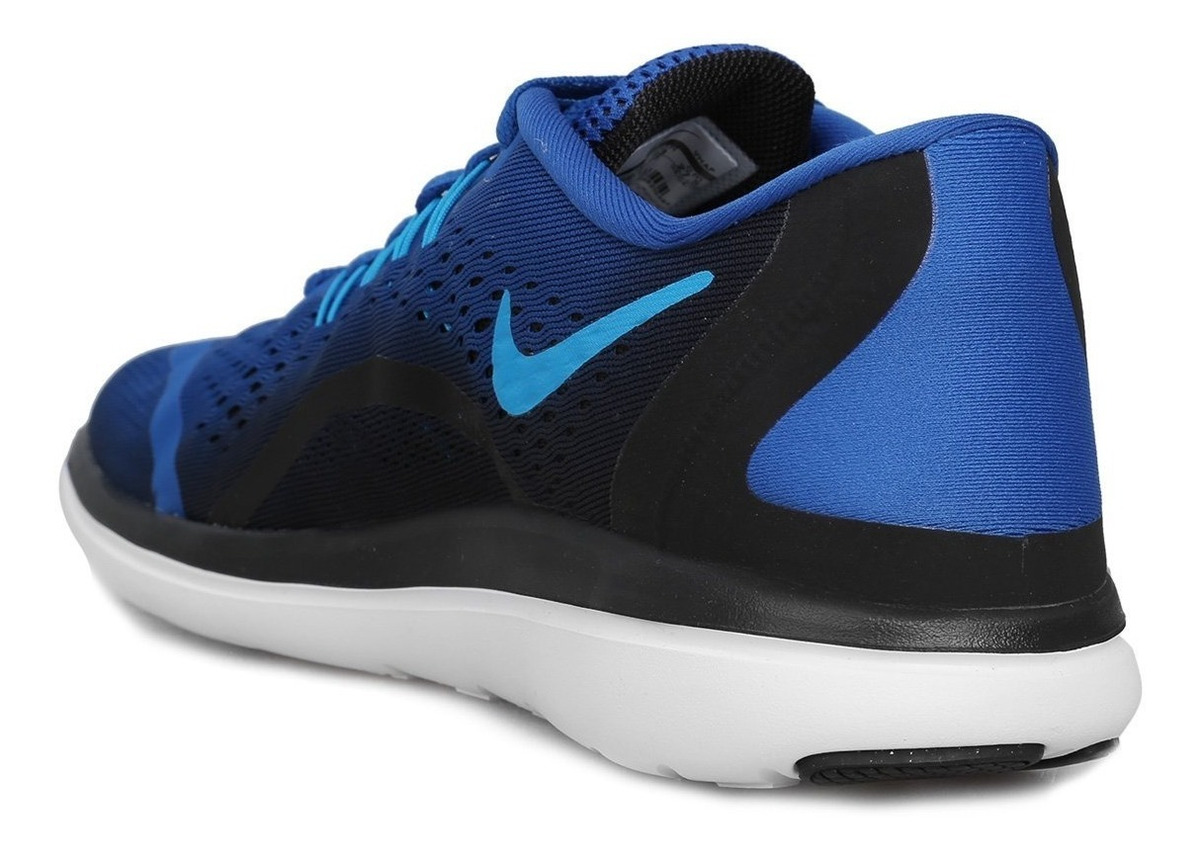 Zapatillas Nike Flex 2017 Rn Azules + Negro Hombre Zapatillas Nike Flex 2017 Rn Azules + Negro Hombre