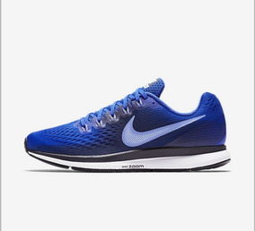 Zapatillas Nike Pegasus 34 Hombre Azul Running Cuotas S/int Zapatillas Nike Pegasus 34 Hombre Azul Running Cuotas S/int