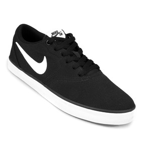 zapatillas nike de lona negras