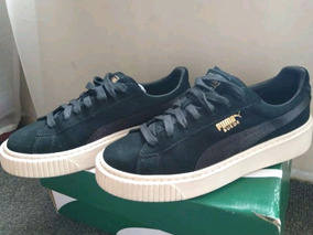 puma suede platform mono