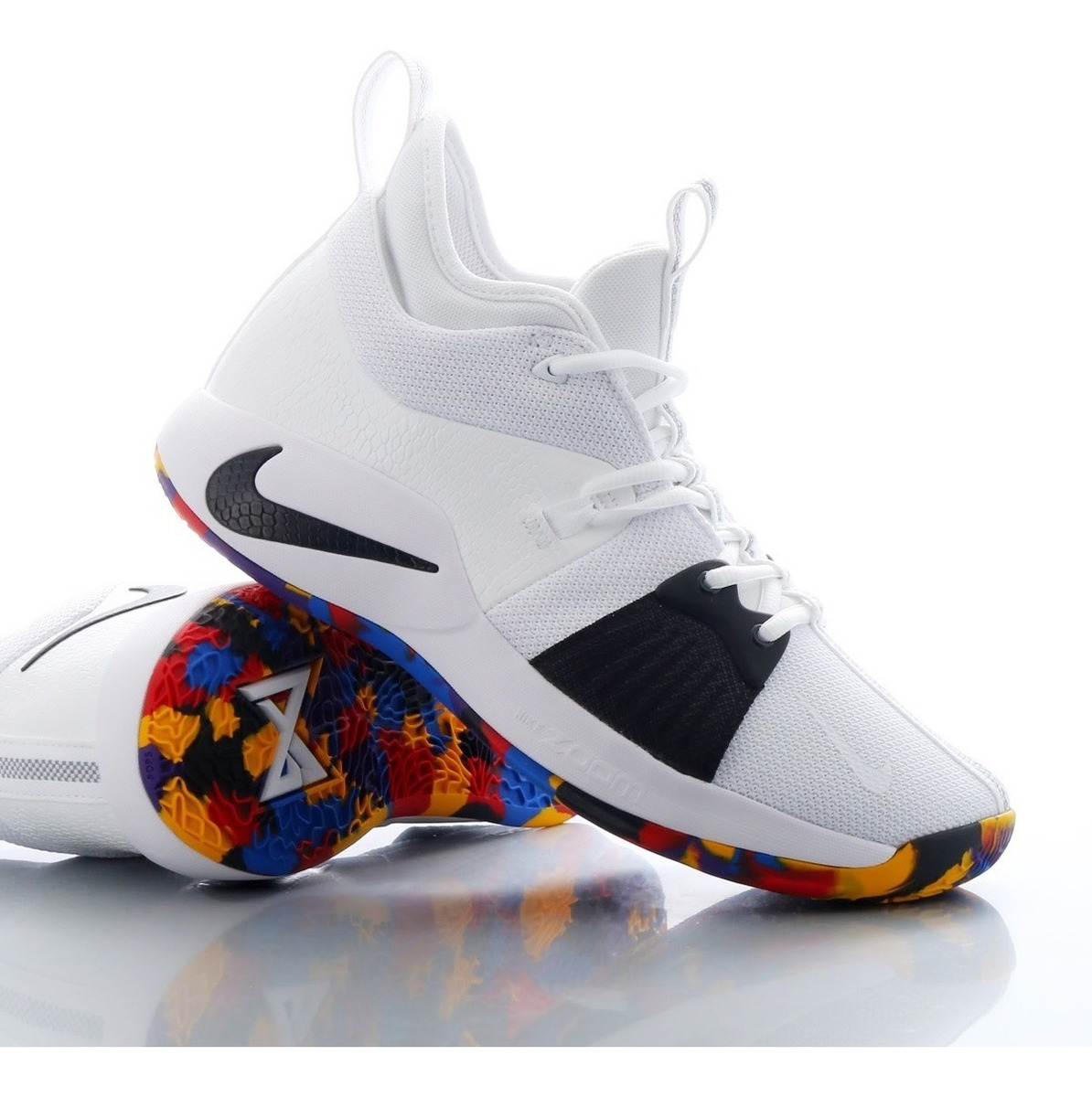 Zapatillas Paul George 2 X Cheap Nike Pg 2 White Black Color - S/ 400,00 en Mercado Libre