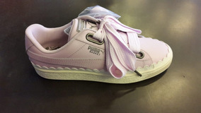zapatillas puma con cordones de cinta