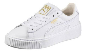 puma basket platform mujer