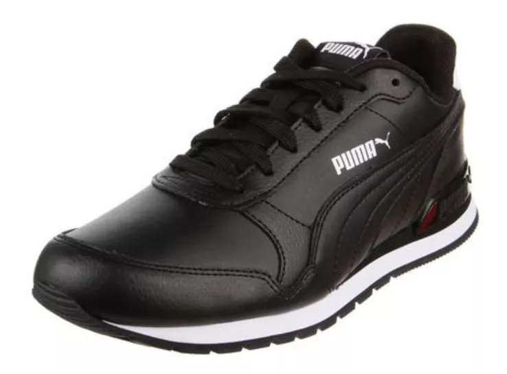 puma cuero negro