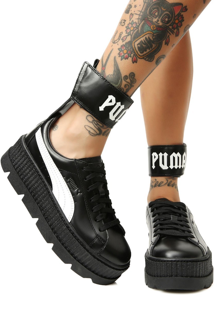 puma with ankle strap