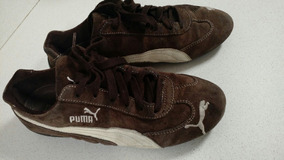 zapatillas puma marrones