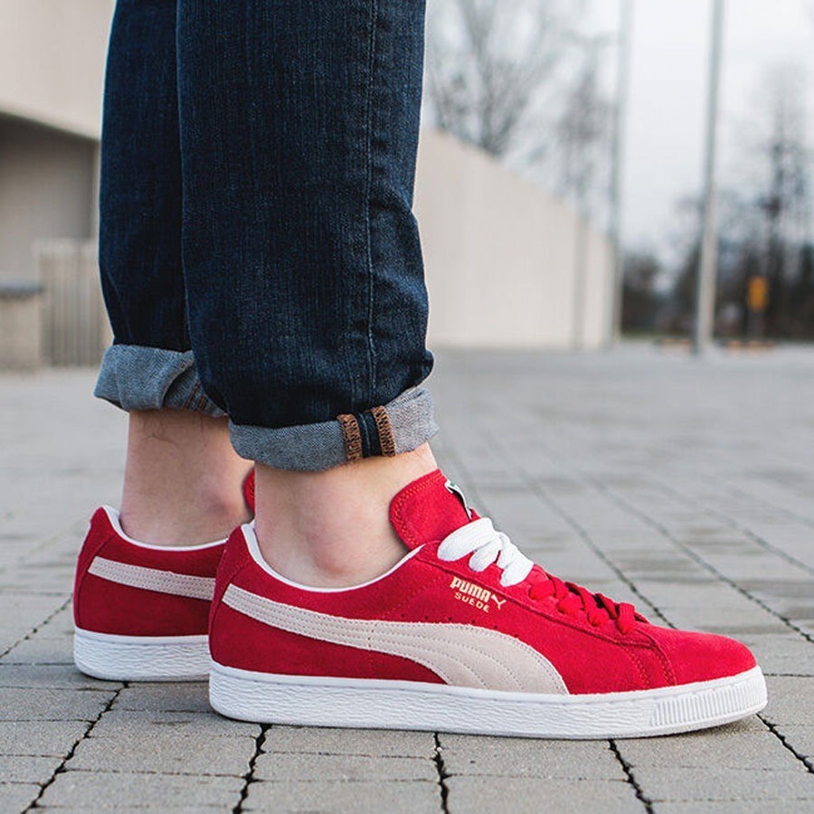 Zapatillas Puma Suede Classic+ Roja Para Hombre Zapatillas Puma Suede Classic+ Roja Para Hombre