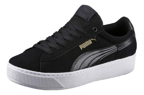 puma vikky platform negras