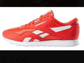reebok classic nylon mujer naranja
