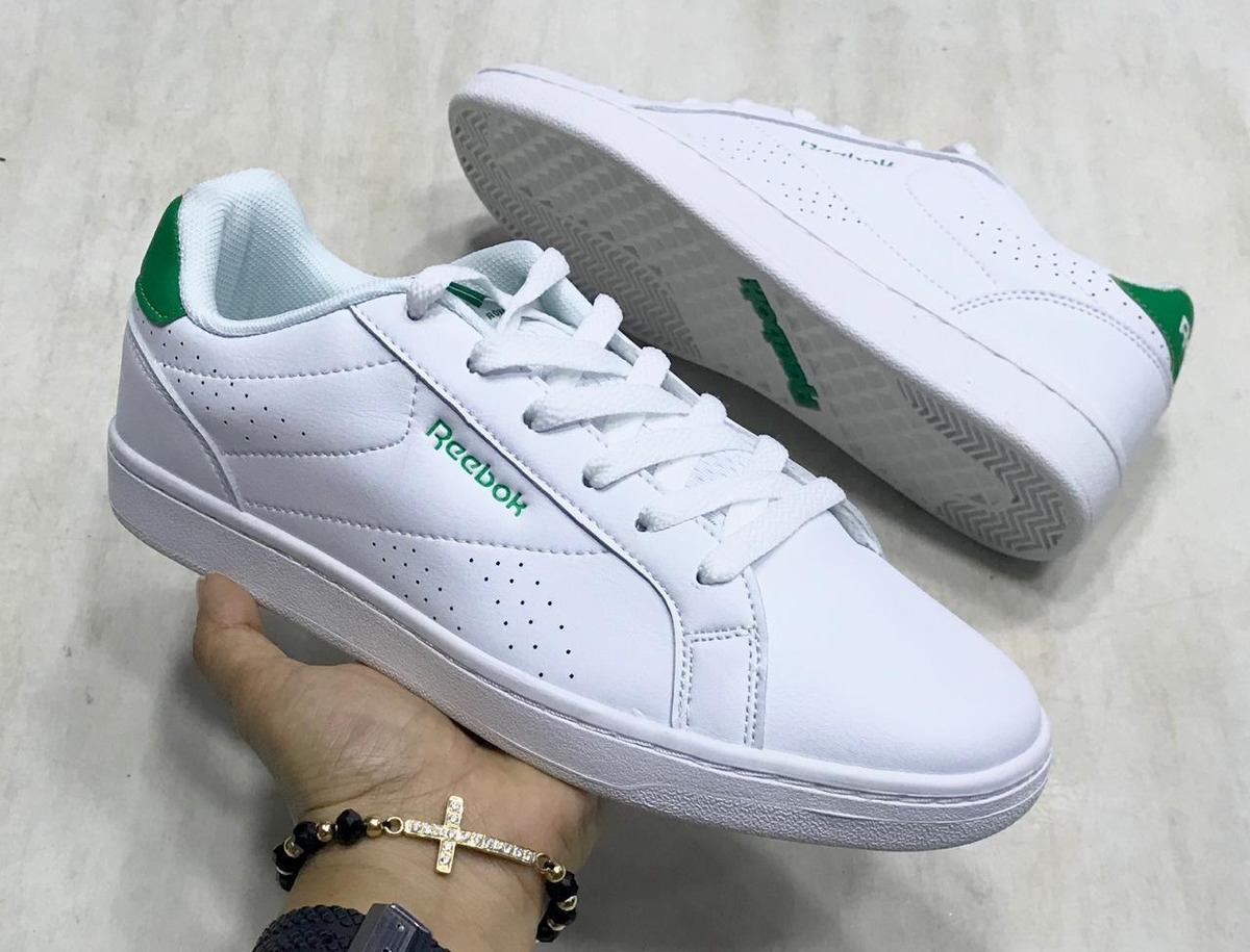 reebok royal flag white