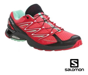zapatillas salomon rosas