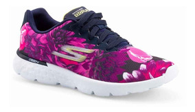 skechers go run 400 mujer naranja