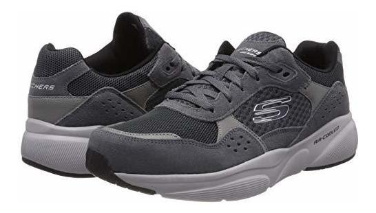 zapatillas skechers hombre gris
