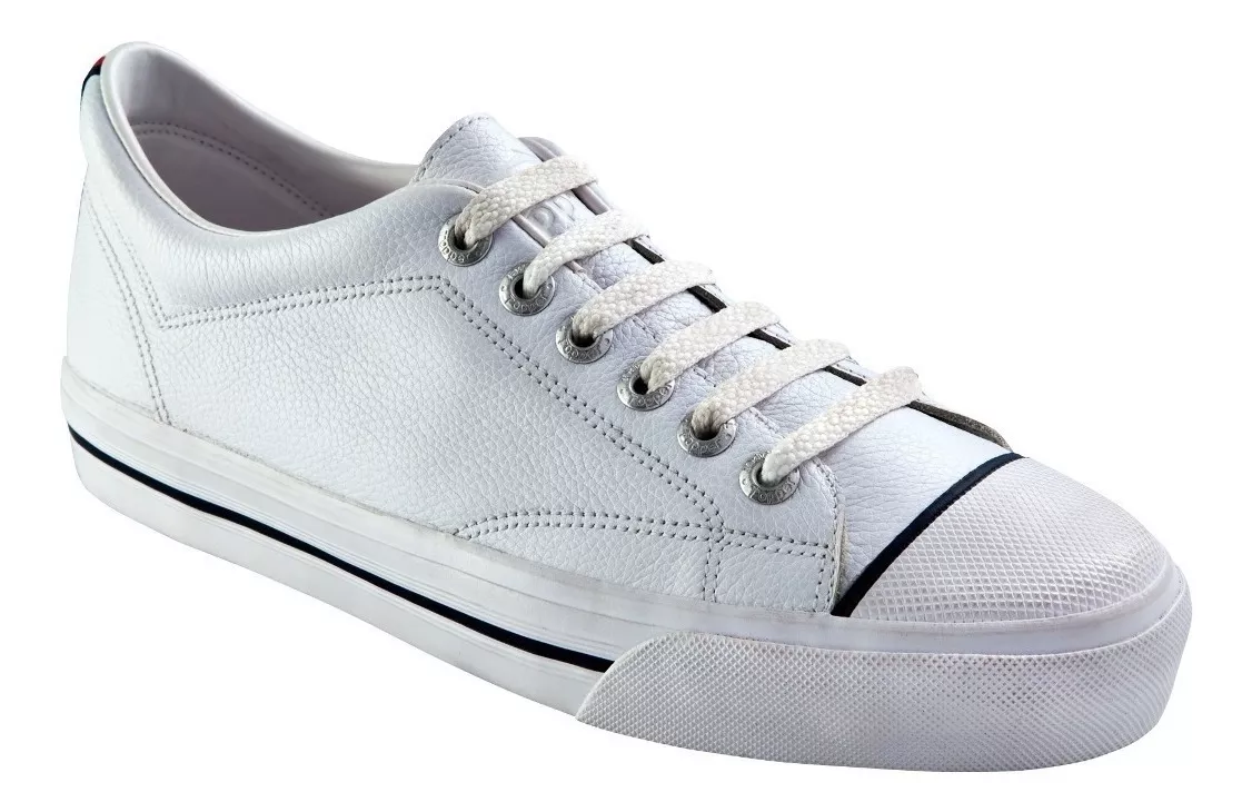 zapatillas topper de cuero para hombre