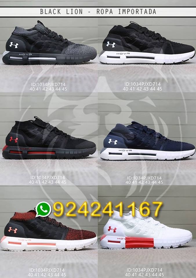 Zapatillas Under Armour, Nike, adidas, Fila, Puma A Pedido - S