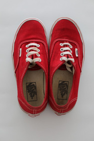 zapatillas vans rojas