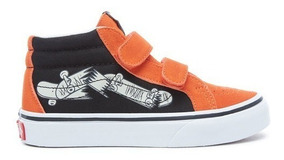 zapatillas vans naranja