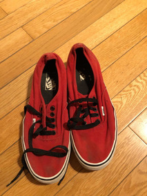 zapatillas vans rojas