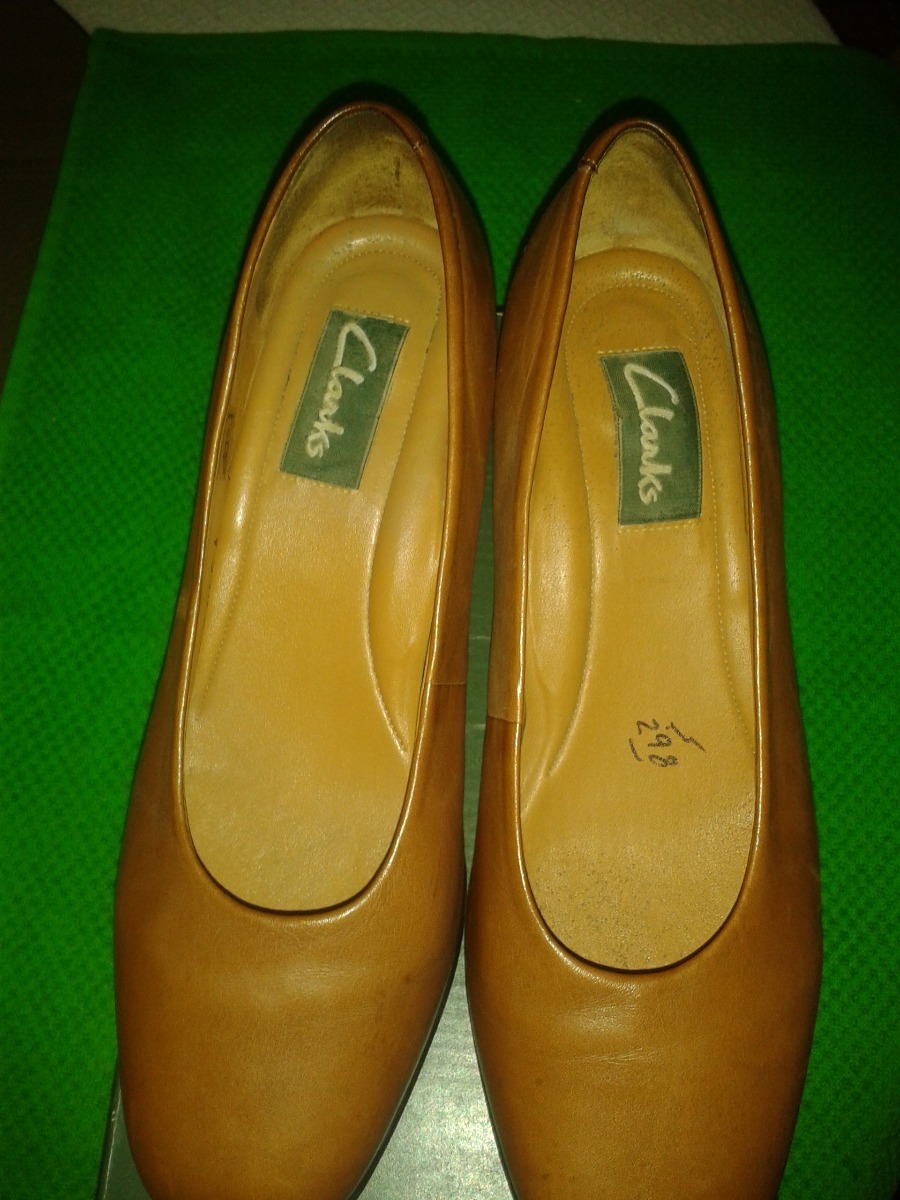 Bs 00 Zapato Clarks 3 Tacón En De Claro 480 Dama Medio Marrón vBq0Ovw