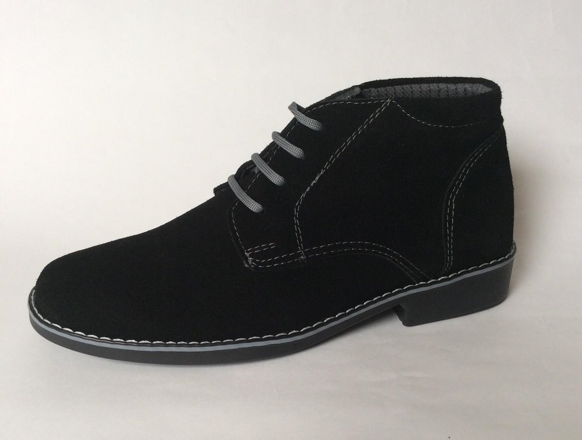 botines de cuero hombre