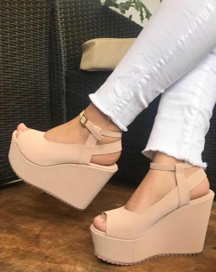 Zapato Plataforma De Mujer Dama De Moda Colombiano - $ 76.000 en