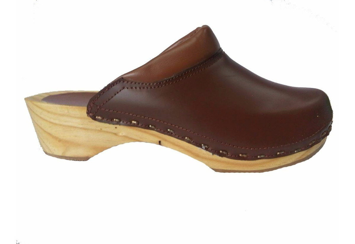 Zapato Sueco Ortopedico Con Suela De Madera