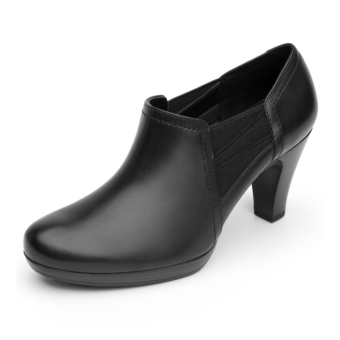 Dama Casual Flexi Mitzy Rudos Mujer Negro Zapato Tacón SpUzMVq