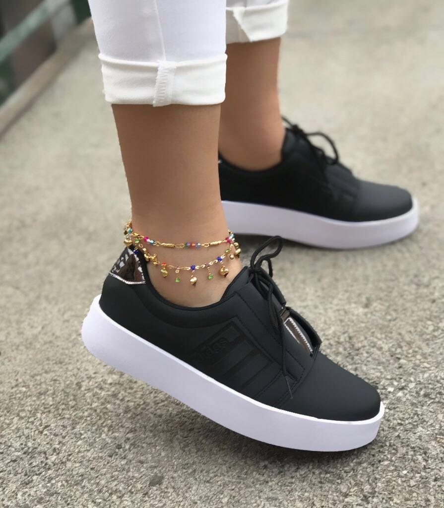 tenis color negro para dama - Tienda Online de Zapatos, Ropa y Complementos  de marca