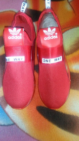 zapatos adidas rojos para mujer