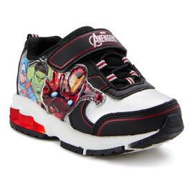 Zapatos Avengers Marvel Deportivos Con Luces Niños