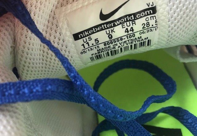 Zapatos Clavos Atletismo Nike Rival M 11.5 Usa Hombre Zapatos Clavos Atletismo Nike Rival M 11.5 Usa Hombre