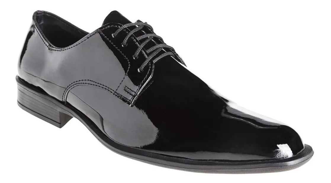 zapatos de vestir de charol para hombre