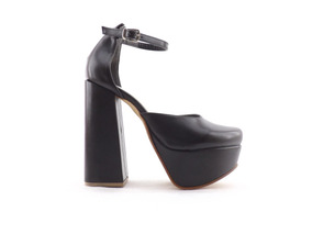 Zapatos Plataforma Ancho Fiesta Pulsera Cerrada Punta Taco F1lK3TcJ