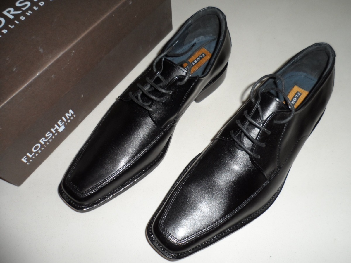 Zapatos Florsheim Negro Modelo Atanado Talla 8½ Envío Gratis - $ 3,730