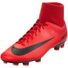 zapatos de futbol nike rojos