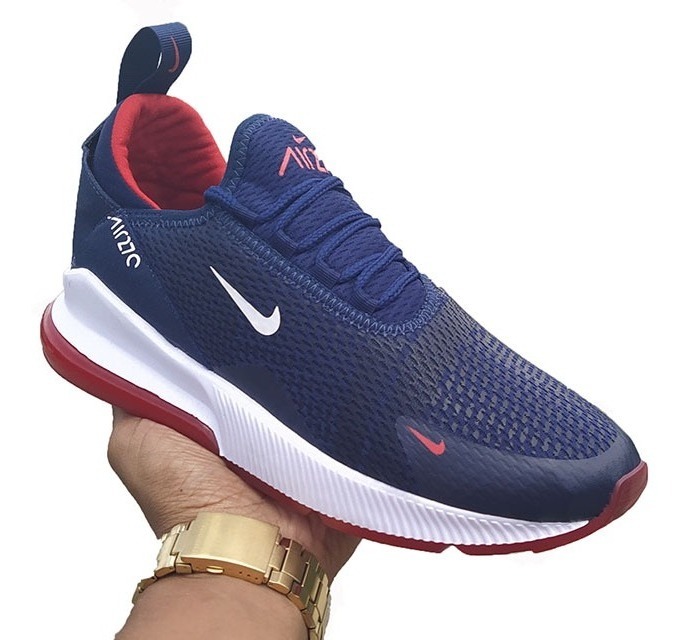 Zapatos Nike Airmax 270 Azul Y Rojo Para Damas Y Caballeros - Bs.  4.747.698,52 en Mercado Libre