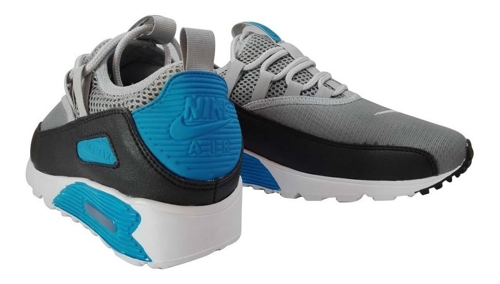 Zapatos Nike Airmax 90 Two Gris Azul Damas Y Caballeros Zapatos Nike Airmax 90 Two Gris Azul Damas Y Caballeros